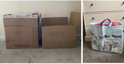 I tried the four-box decluttering method: it's a gamechanger | Woman & Home