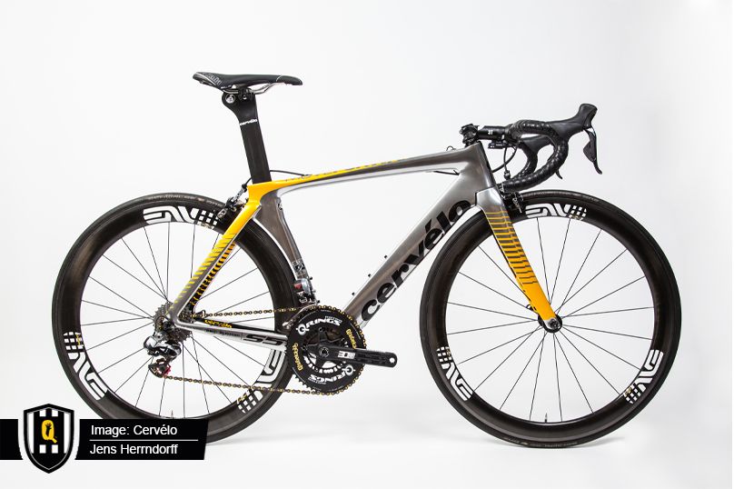The S5 has been given a silver and yellow paint job