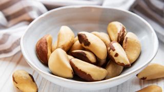 bowl of brazil nuts