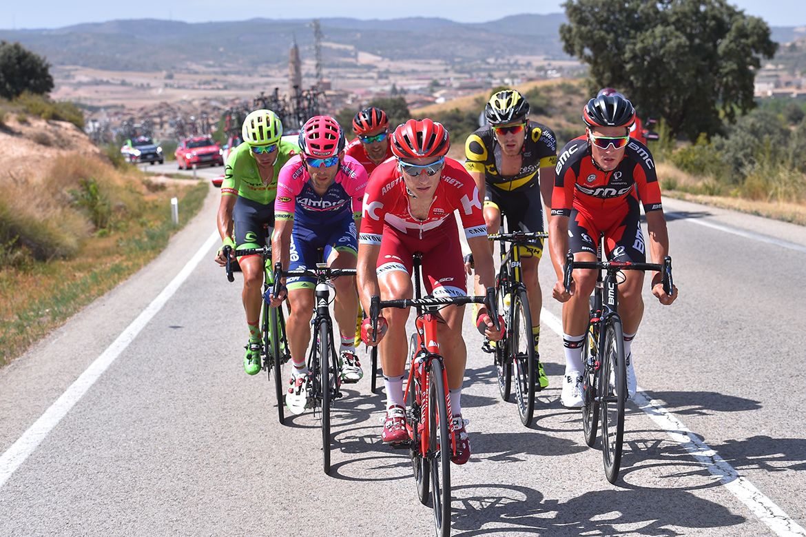 Sven Erik Bystrom leads the breakaway