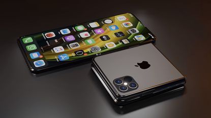 iPhone foldable phone concept image