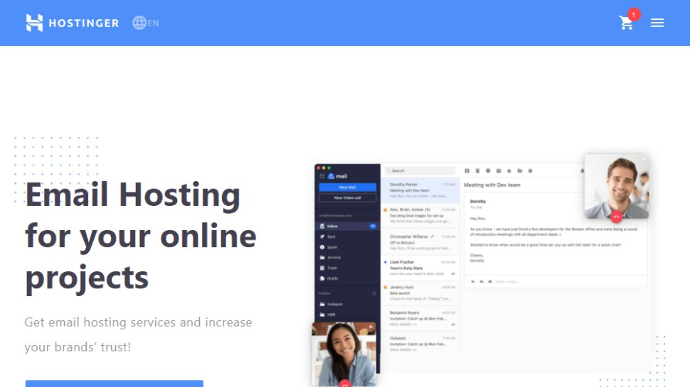 Hostinger email hosting
