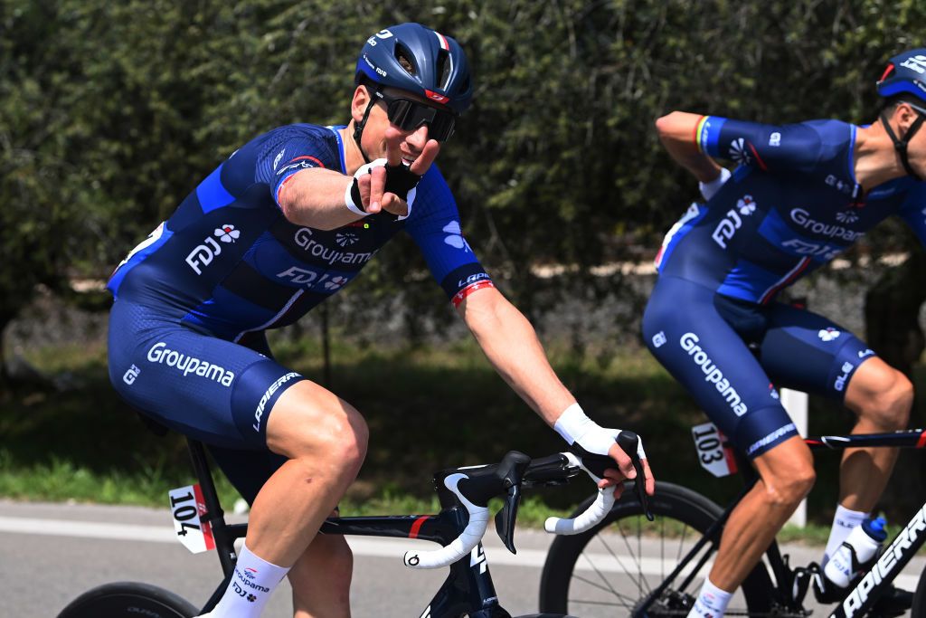 SAN SALVO ITALY MAY 07 Stefan Kung of Switzerland and Team Groupama FDJ competes during the 106th Giro dItalia 2023 Stage 2 a 202km stage from Teramo to San Salvo UCIWT on May 07 2023 in San Salvo Italy Photo by Tim de WaeleGetty Images
