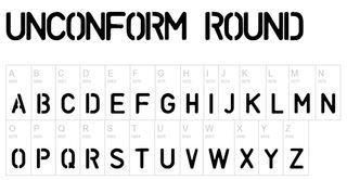 Free stencil fonts