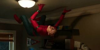 Spider-Man Homecoming ceiling crawl