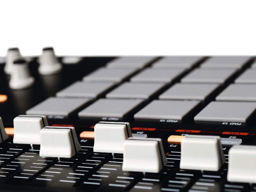 The faders are short, but just about long enough.
