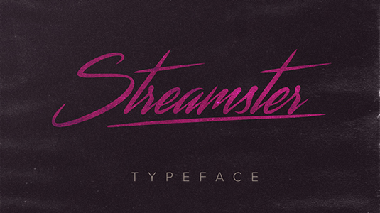 Free font: Streamster