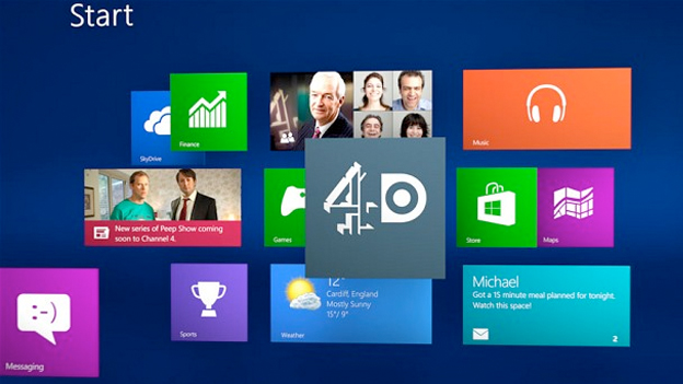 Channel 4 inks deal with Microsoft to bring 4oD to Windows 8