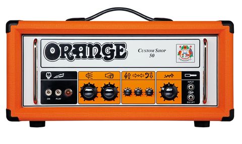 The CS 50 celebrates Orange's 'pics only' amps with graphic symbols to represent the knob functions