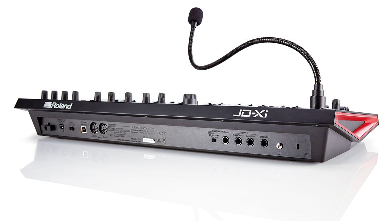 Plug in a guitar/line signal and use Autonote to turn the JD-Xi into a guitar synth