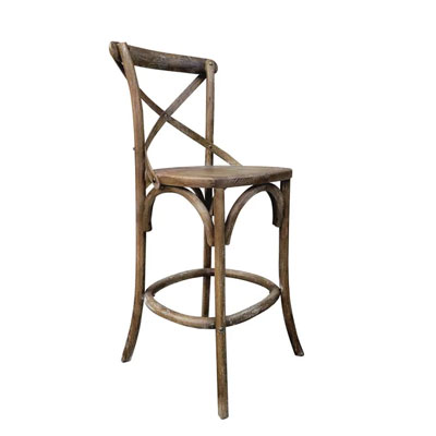 wooden bar stool