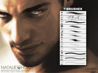 Scar face Photoshop brushes