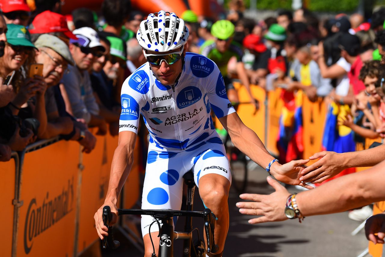 Geoffrey Bouchard (AG2R La Mondiale) at the start of stage 18
