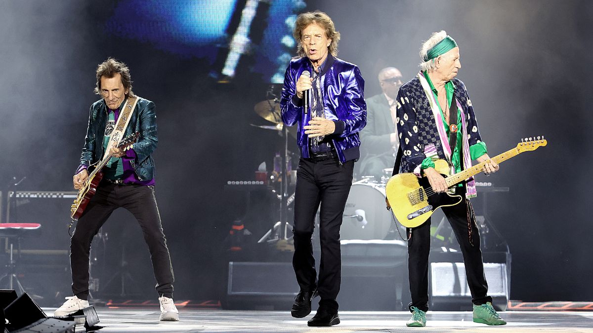 The Rolling Stones perform during the final night of the Hackney Diamonds '24 Tour at Thunder Ridge Nature Arena on July 21, 2024 in Ridgedale, Missouri.