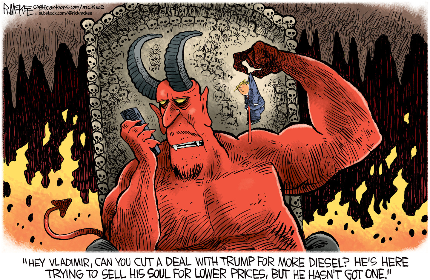 Political cartoon