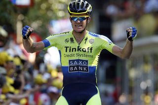 Michael Rogers wins stage sixteen of the 2014 Tour de France