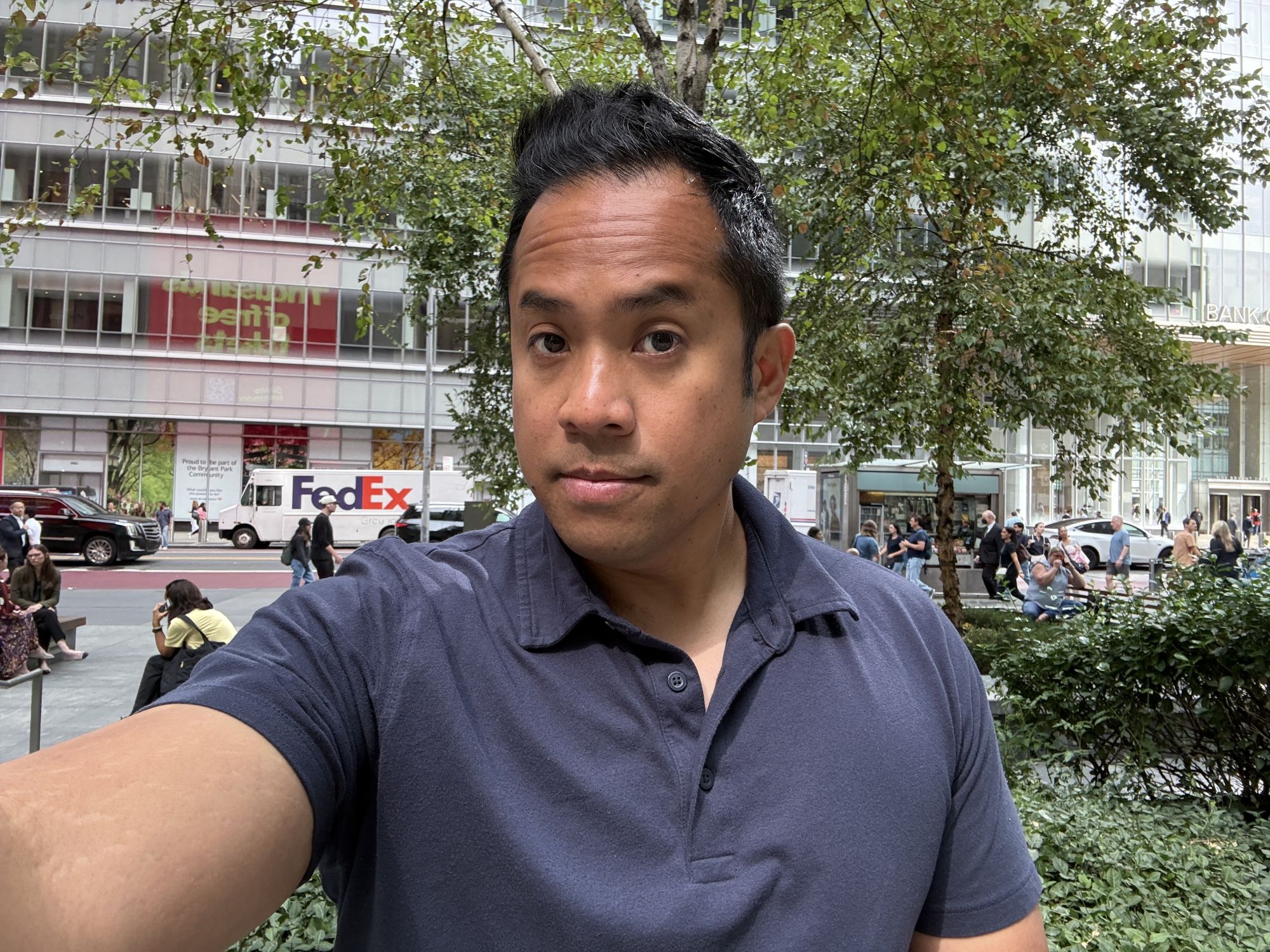 Apple iPhone 16 Pro Max selfie sample.