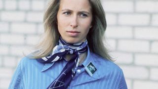KIEV - SEPTEMBER 06: Princess Anne, Dressed Casually In Shirt And Jeans, In Kiev, Russia During Her Visit 5-11 September 1973