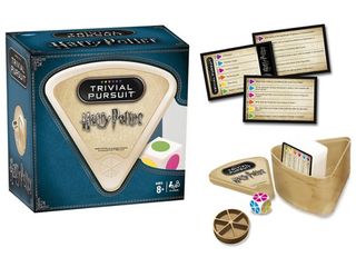 harry potter trivial pursuit blue box cards and dice