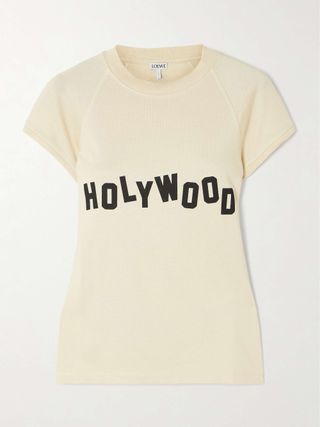 Printed Cotton-Blend Jersey T-Shirt