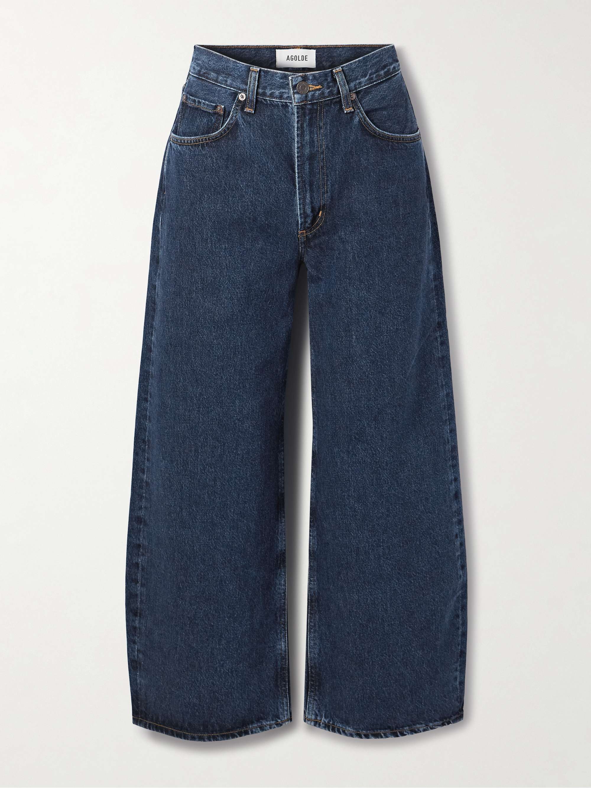 Low Curve Crop High-Rise Wide-Leg Jeans