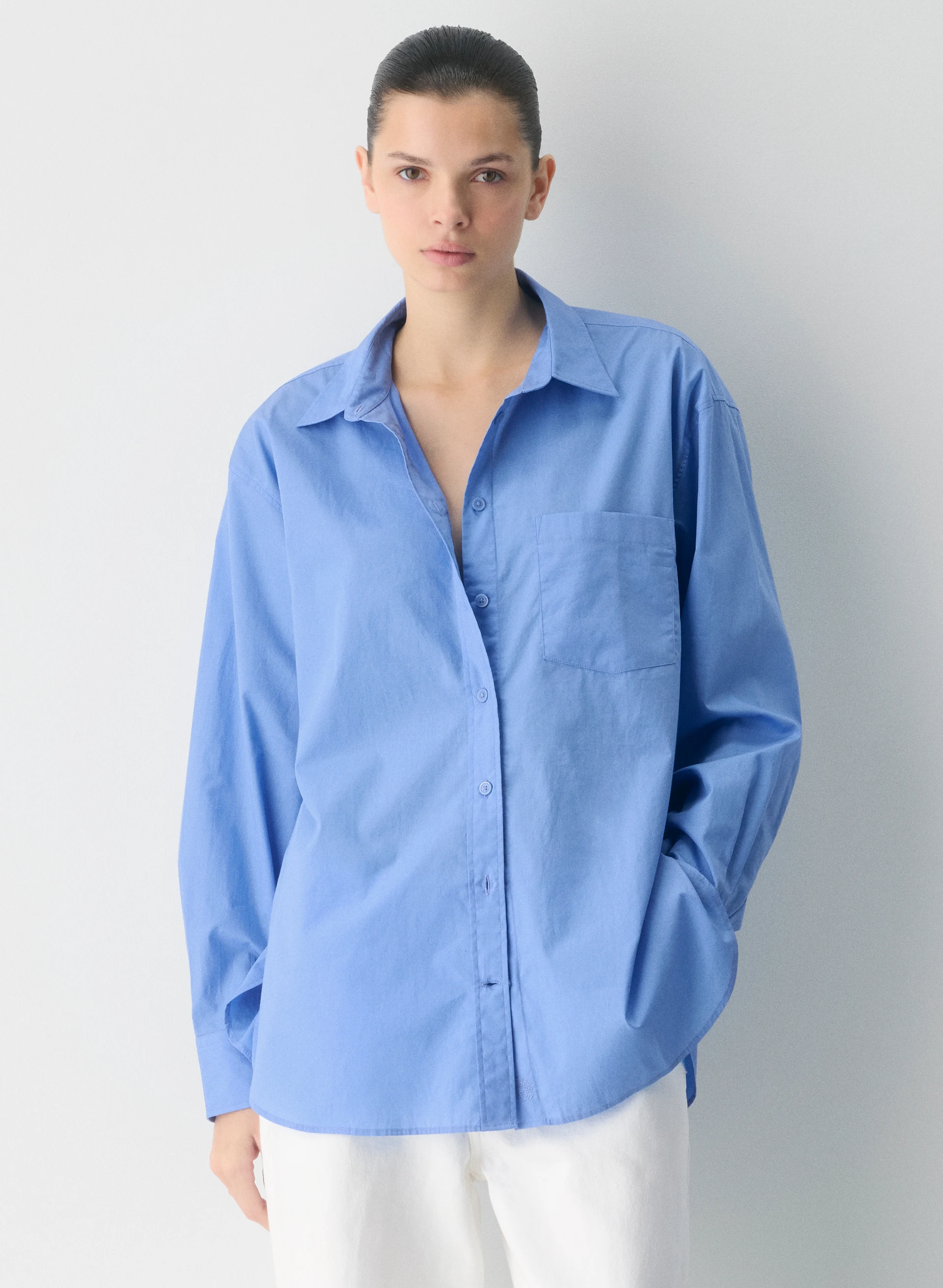 Outro Oversized Poplin Shirt