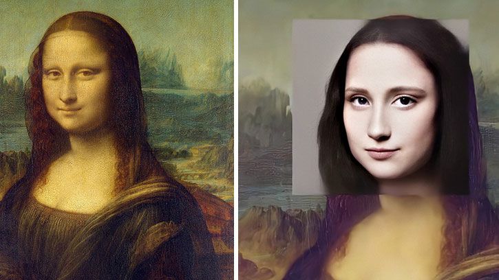 AI Mona Lisa Portrait Painting