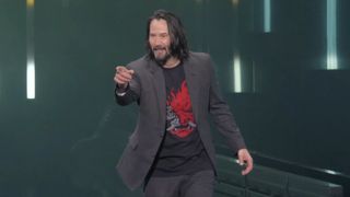 Keanu Reeves at E3 2019