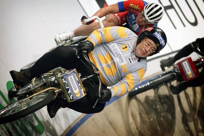 Derny driver Joop Zijlaard is taking part in his final Six Day.
