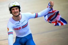 Dan Bigham claimed a career-first rainbow jersey in the men's team pursuit.