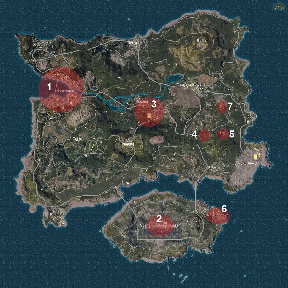 PUBG map: The best loot locations for PlayerUnknown's Battlegrounds 