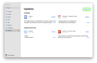 macOS Big Sur problems - update apps