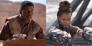 John Boyega and Letitia Wright