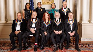 Pictured (L-R top row): Michelle Ebanks, Kamilah Forbes, Jonelle Procope, Bill Kreutzmann. Pictured (L-R bottom row) Arturo Sandoval, Francis Ford Coppola, Bonnie Raitt, Bob Weir, Mickey Hart were recognized for their achievements in the performing arts during THE 47TH ANNUAL KENNEDY CENTER HONORS, which will broadcast Sunday, Dec. 22 (8:30-11:00 PM, ET, 8:00-10:30 PM, PT) on the CBS Television Network, and streaming on Paramount+