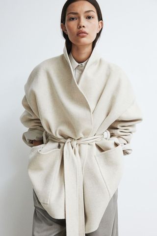 Handmade Wool-Blend Coat