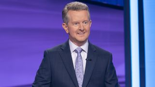 Ken Jennings is shown hosting Celebrity Jeopardy on ABC.