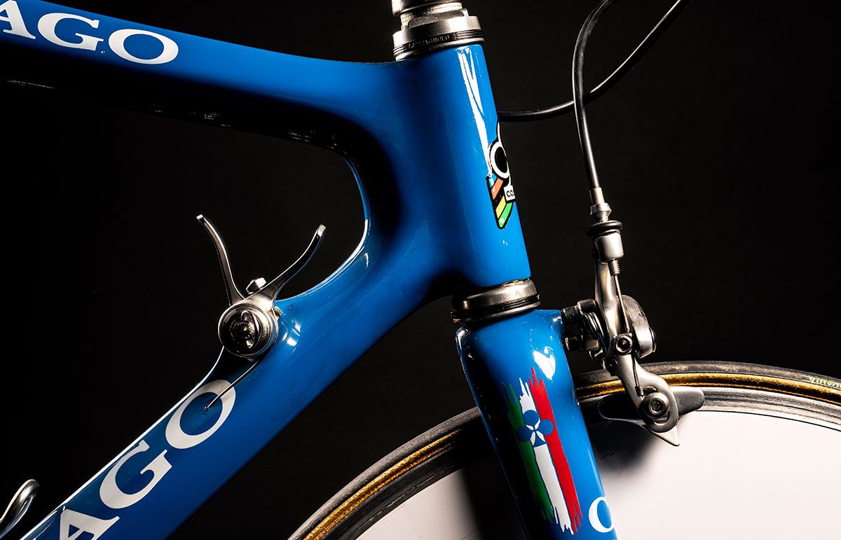 Bikes featured in the Colnago museum, recently opened to the public