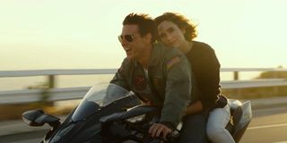 Tom Cruise and Jennifer Connelly in Top Gun: Maverick