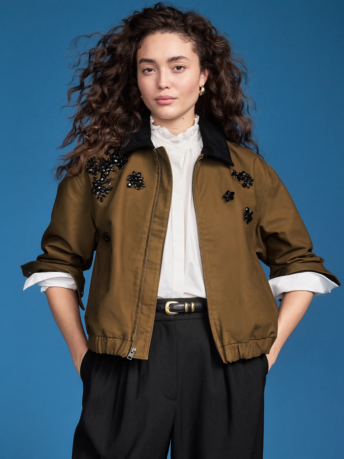 Old Navy X Altuzarra , Embellished Bomber Barn Jacket