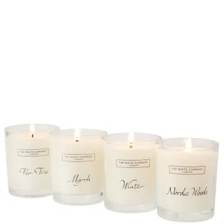 The White Company the Seasonal Collection Votive Candle Set