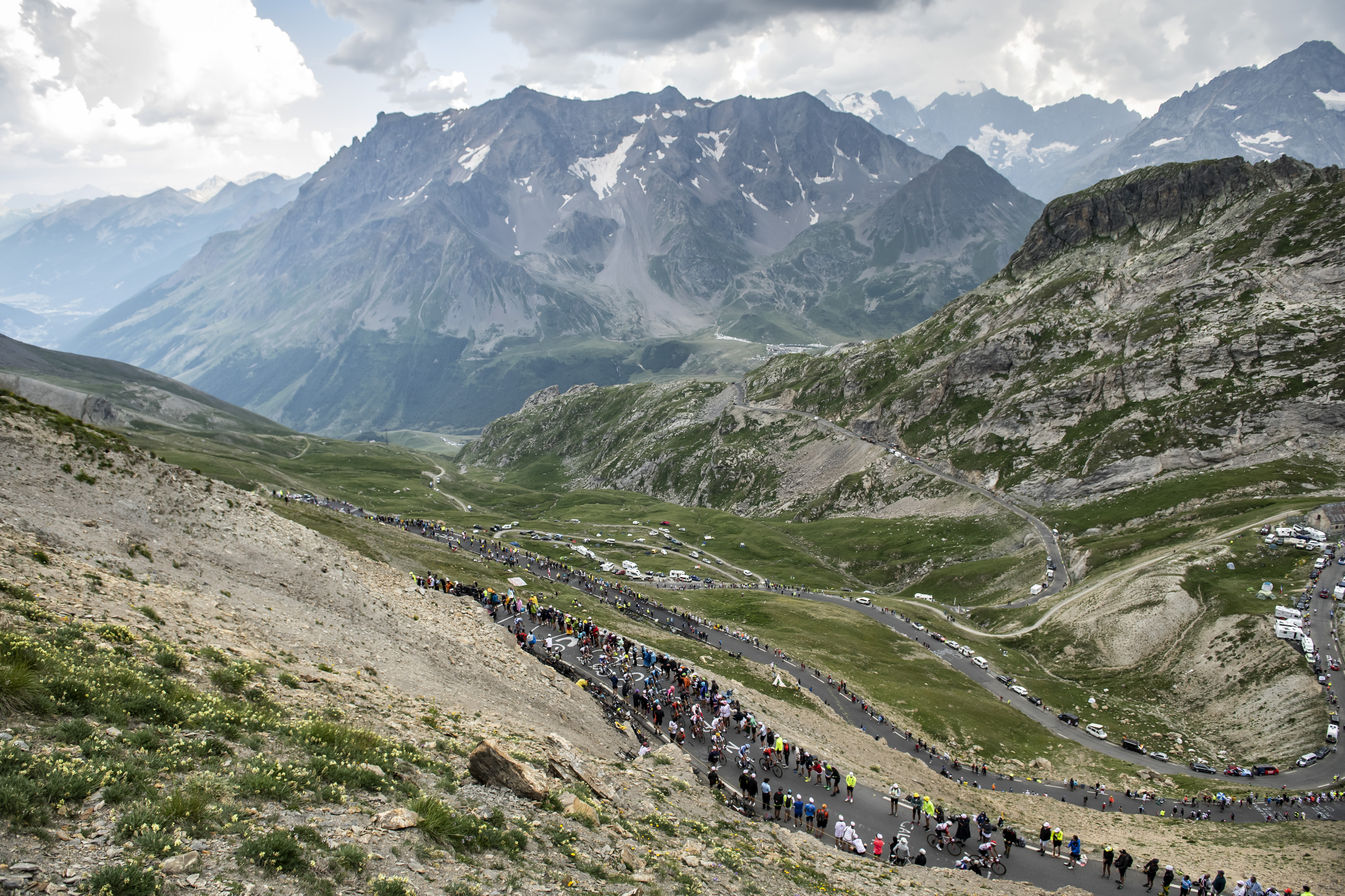 The Galibier at the 2019 Tour de France