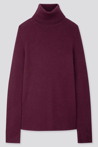 Uniqlo Women Merino Wool Turtleneck Sweater