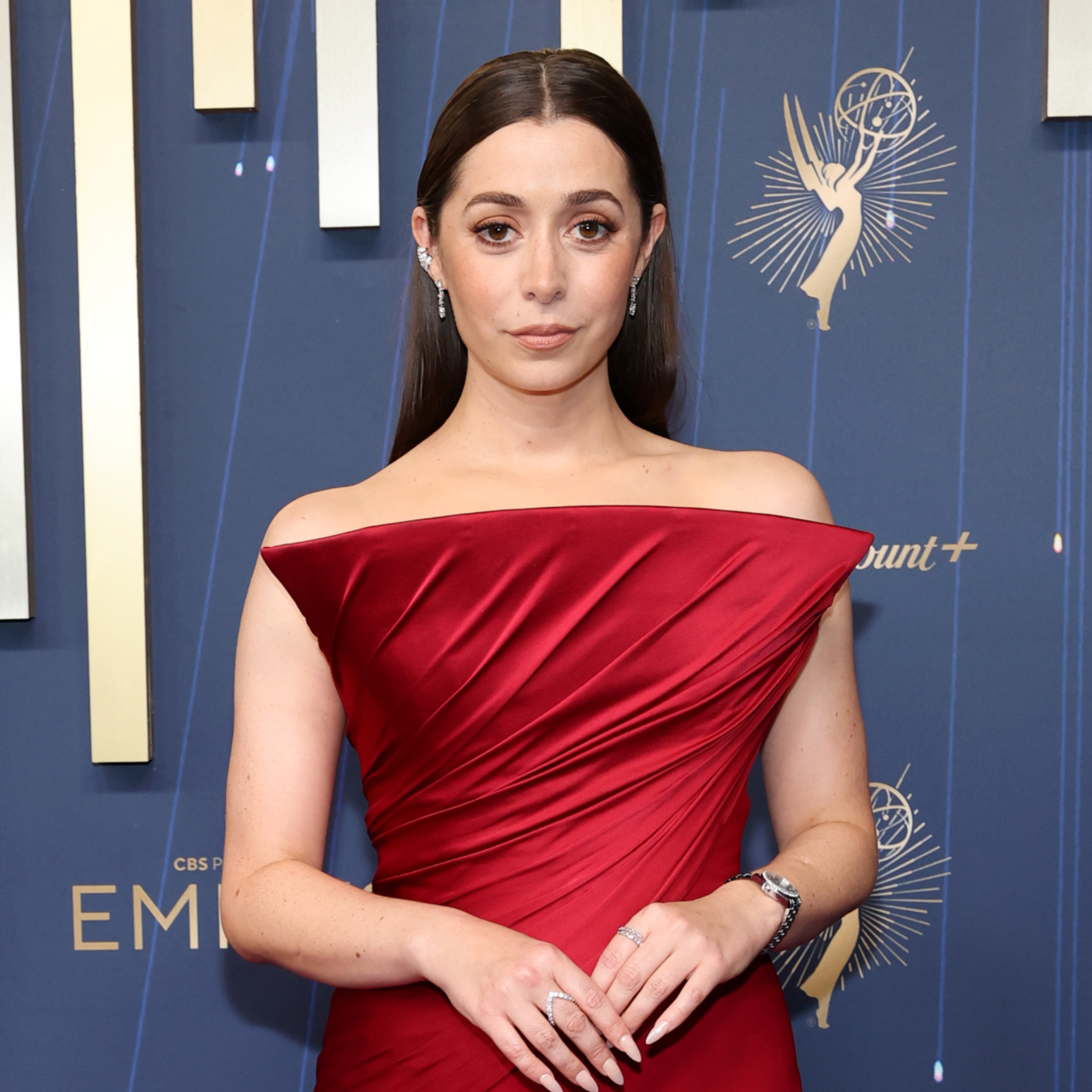Cristin Milioti Emmys 2025 red carpet 