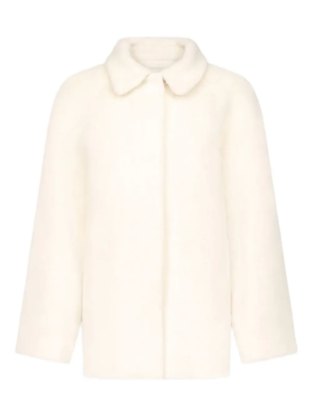 Loulou De Saison Jakob Spread-Collar Alpaca Coat | 36