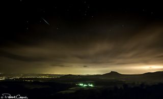 2012 Geminid Meteor Over North Yorkshire, UK.