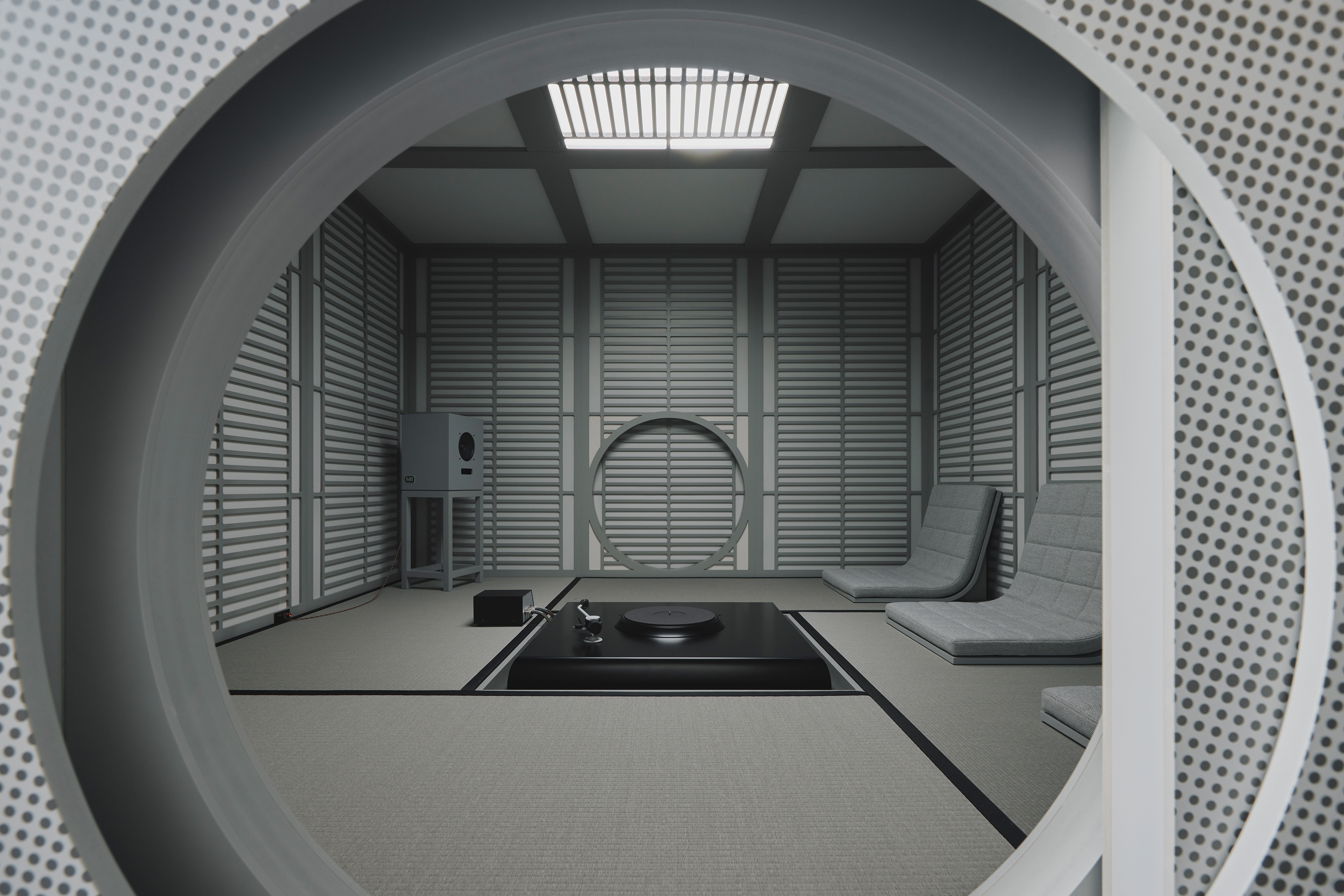 Karimoku sound ceremony furniture by Devon Turnbull