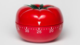 The Pomodoro technique breaks the day up into 25 minute chunks