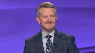 Ken Jennings making "mmm" sound while hosting Jeopardy!