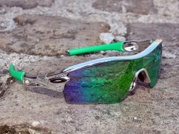 Oakley debuted a new Limited Edition Chrome BMX Array Collection here at Paris-Roubaix.