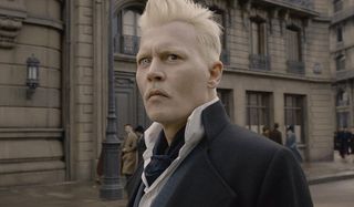 Johnny Depp as Grindelwald in Fantastic Beasts